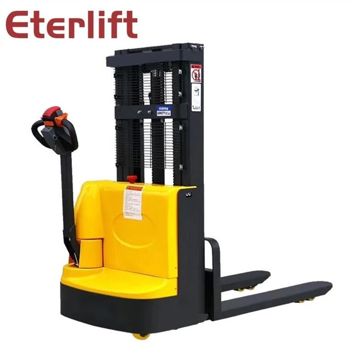Fully Powered Electric Stacker With Fixed Legs