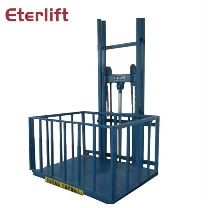Guide Rail Freight Elevator For Warehouse