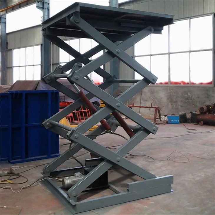 Muaj Hydraulic Txiab Txiab Nqa Platform