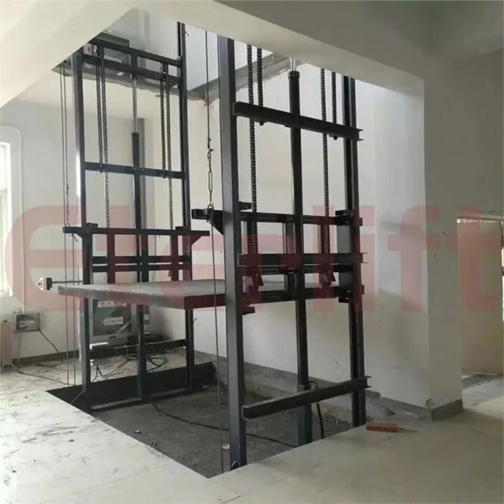 2 Pillars Cargo Lift Rau Warehouse