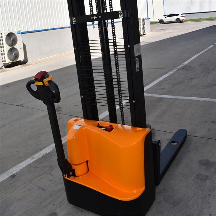 Electric Stacker Forklift With Battery Powered
