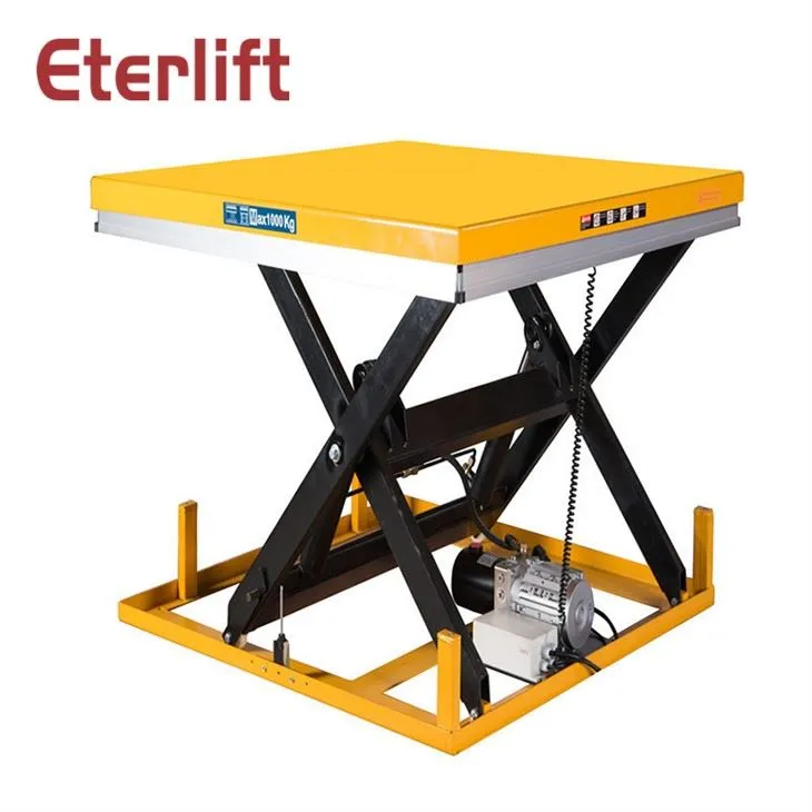 Hluav taws xob nyob ruaj ruaj Scissor Lift Platforms