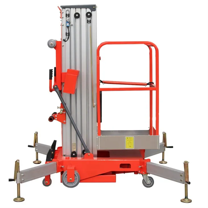Mobile Vertical Aluminium Mast Lift
