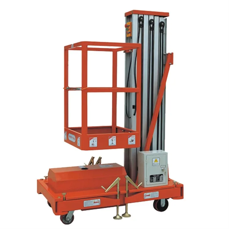 Aluminium Vertical Mast Lifts Rau Aerial Ua Haujlwm