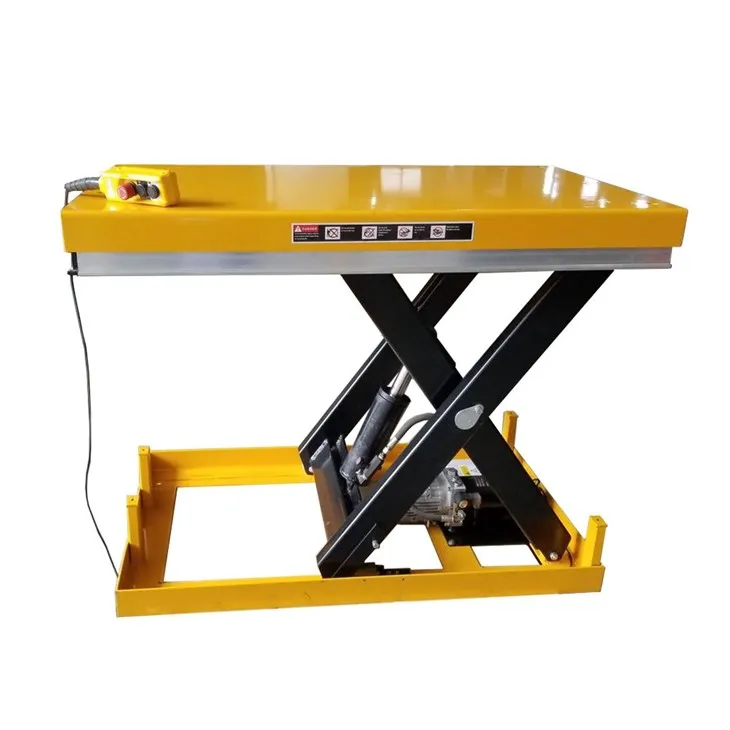 Electric Powered Stationary Scissor Lift Table