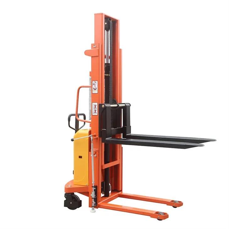 Hluav taws xob Walkie Pallet Stacker Forklifts